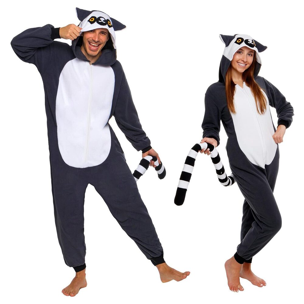 5849 Slim Fit Adult Onesie - Animal Halloween Costume - Plush Unisex One